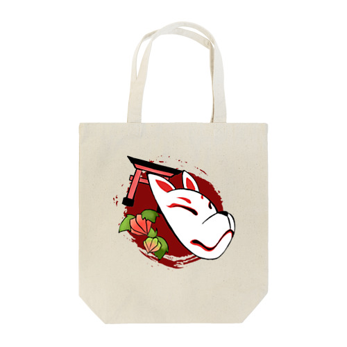 和風・狐面 Tote Bag