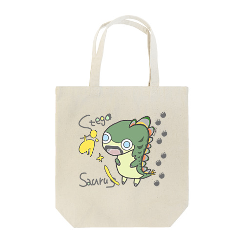 ちびっこゆる恐竜ステゴザウルス Tote Bag