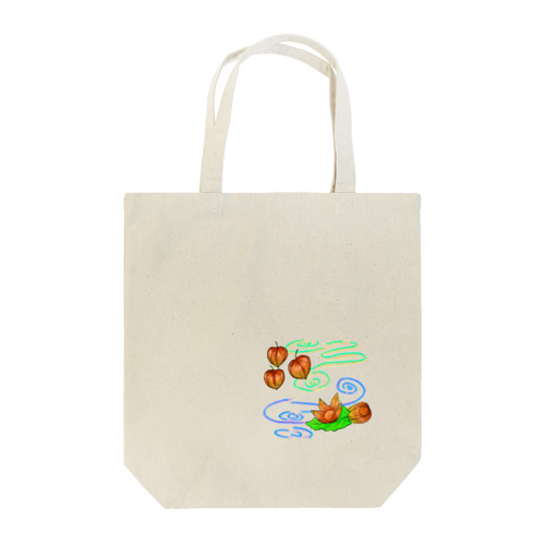 ホオズキ 水紋（和柄）その2 Tote Bag