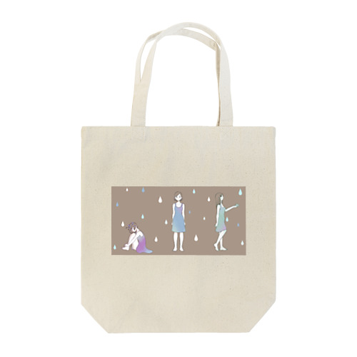 雨女はズブ濡れ羊の夢を見るか Tote Bag