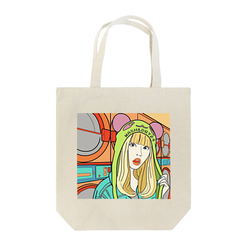 パンダ女子　金属バット系 Tote Bag