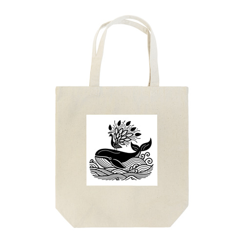 クジラトクジャク Tote Bag