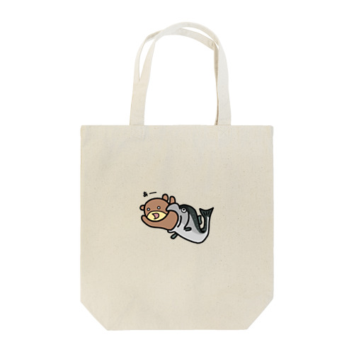 熊鮭 Tote Bag