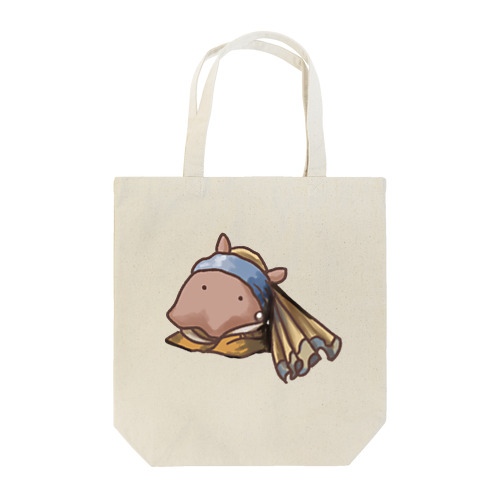 真珠の耳飾りメン Tote Bag