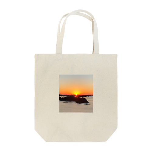 海と夕陽 Tote Bag