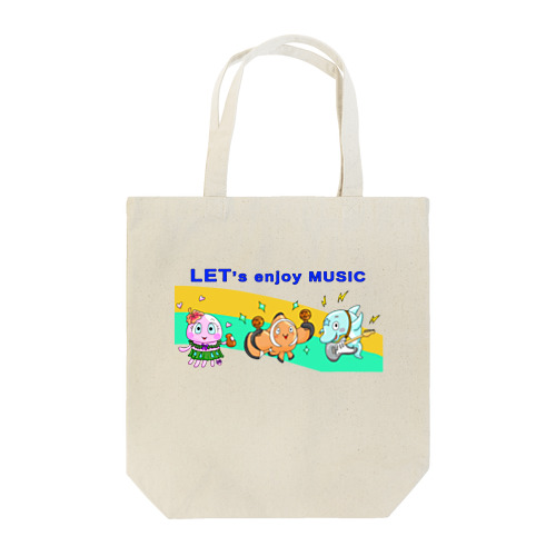 音楽で一つに。 Tote Bag