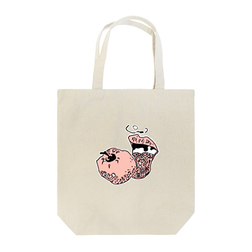 apple lip Tote Bag