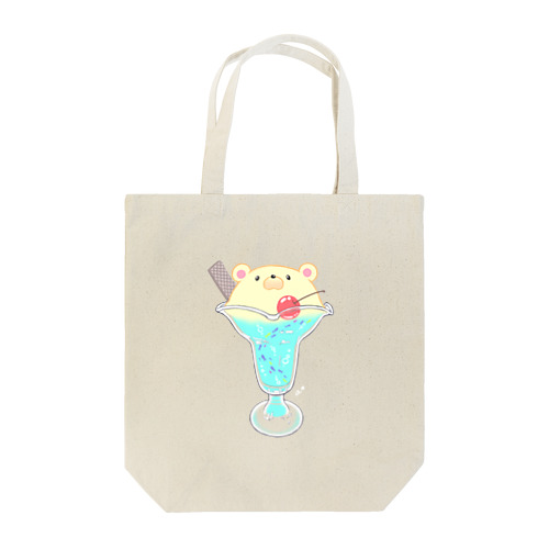 しろくまクリームソーダ Tote Bag