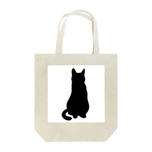 ネコ影絵シルエット Tote Bag