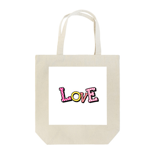 カラフルロゴ[LOVE] Tote Bag