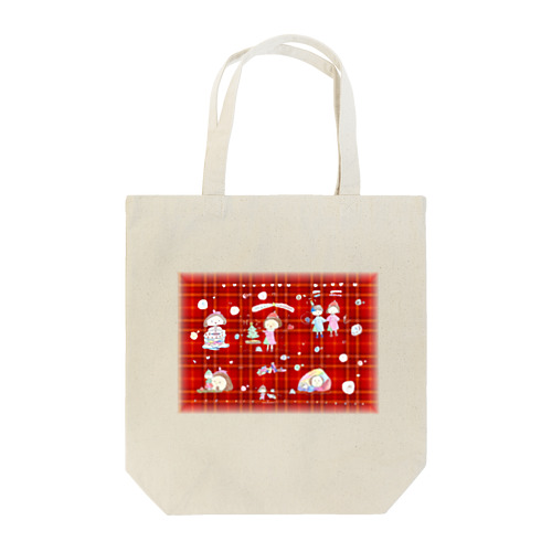 クランベリーとからすどり　クリスマス Tote Bag