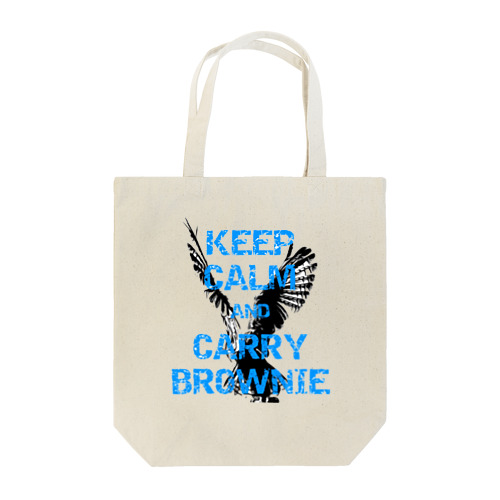 KEEP CALM AND CARRY BROWNIE Tote Bag