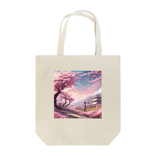 舞い散る桜 Tote Bag