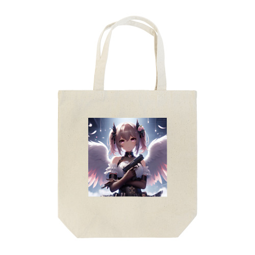 堕天使少女ハンドガン Tote Bag