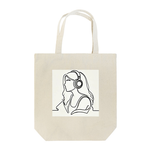 一筆書き風アート12 Tote Bag