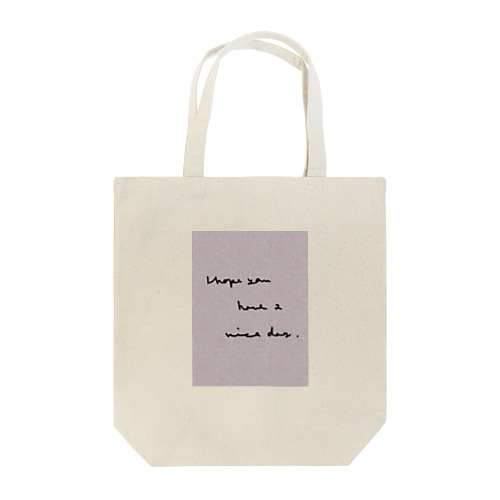 洋書風 message Tote Bag