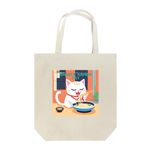 HAKATA RAMEN CAT Tote Bag