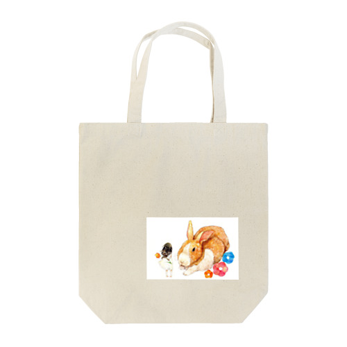 うさぎと少女 Tote Bag