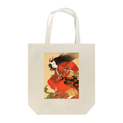 歌舞伎の肖像画　kouchan 1616 トートバッグ