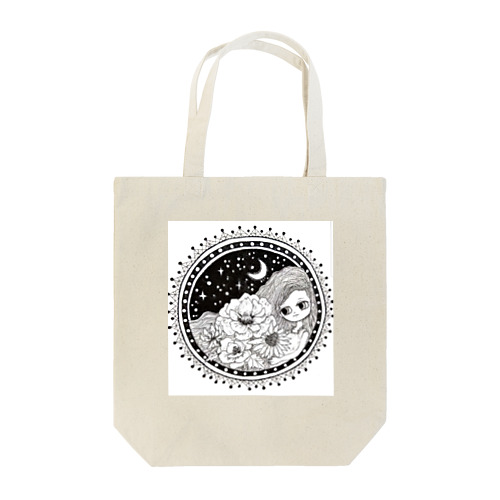 花盛りの庭で🌼月夜に夢見る🌙 Tote Bag