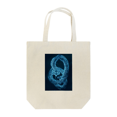 Blue Dragon Tote Bag