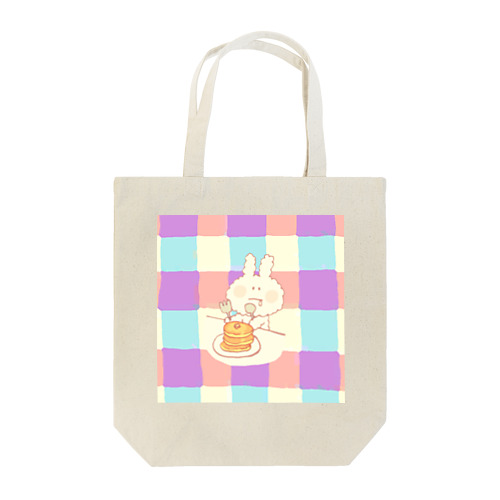mocomoco rabbit (パンケーキ) Tote Bag