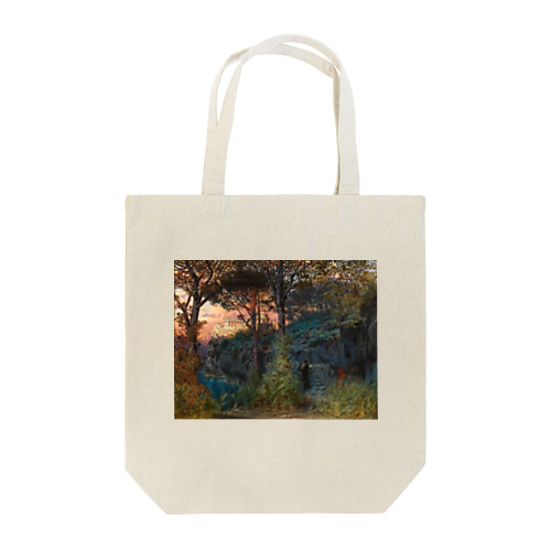 フェルディナント・ナブ 《山岳湖畔の宮殿》 Tote Bag