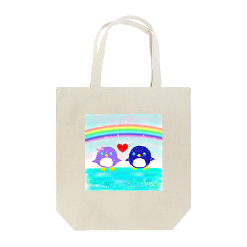 仲良しペンギンちゃん   Tote Bag