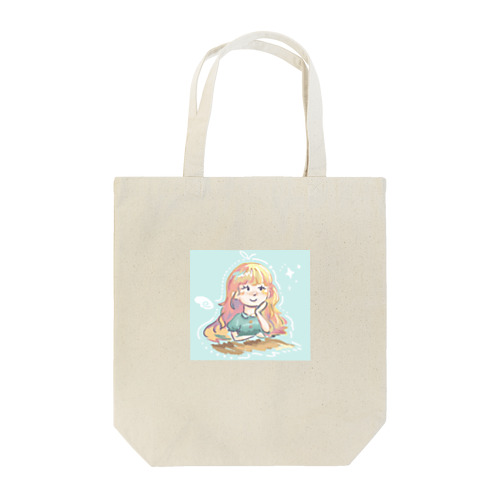 少女と落書き Tote Bag