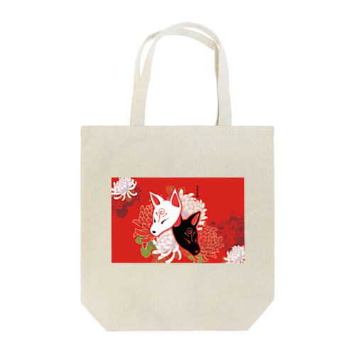 白狐あやかし絵巻 Tote Bag