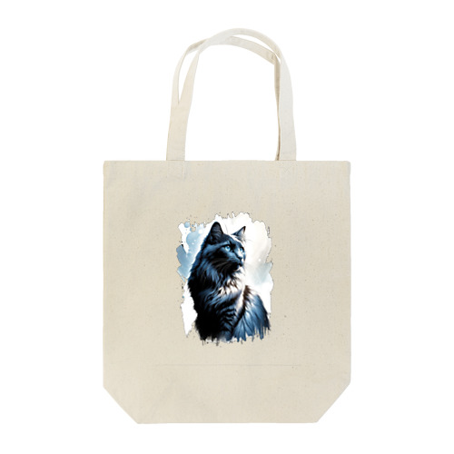 凛々しく佇む猫 Tote Bag