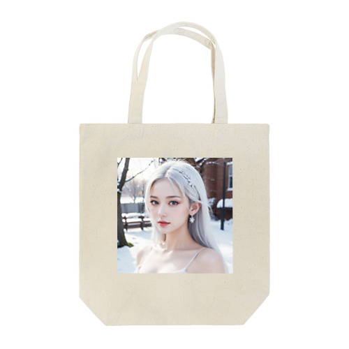 日本の冬・山奥に住む女性 Tote Bag