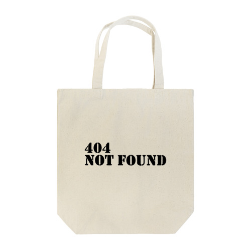404 not found Tote Bag