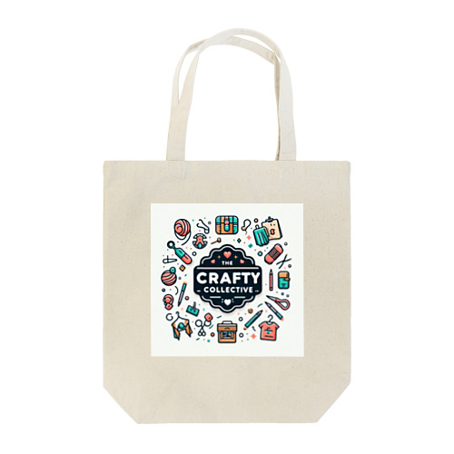 The Crafty Collective のロゴマーク Tote Bag