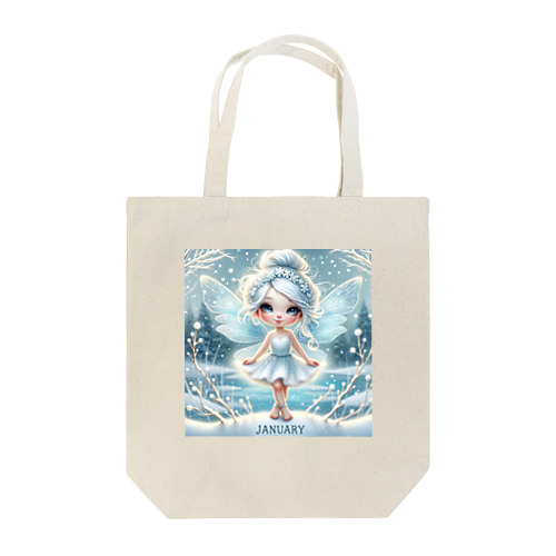 冬の魔法 - 1月の妖精 Tote Bag
