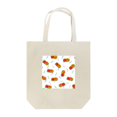 カリーヴルスト総柄 Tote Bag