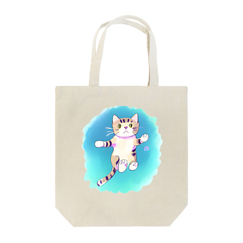 猫の大ジャンプ Tote Bag