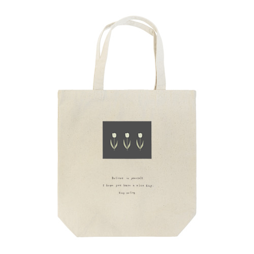 creamTulip × charcoalbrown Tote Bag