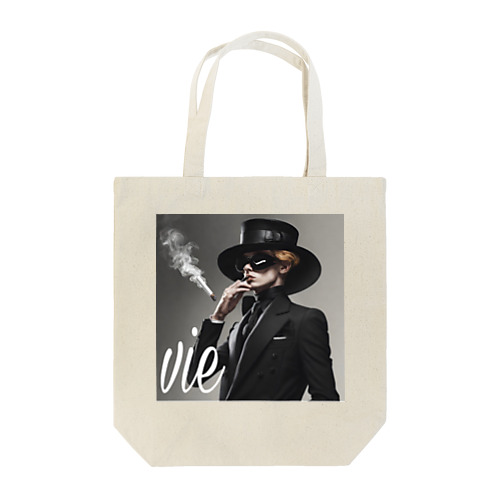 vie BLACK_smoke Tote Bag