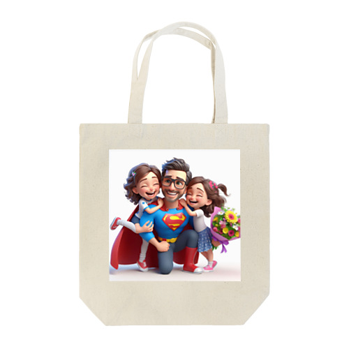 パパはスーパーマン Tote Bag
