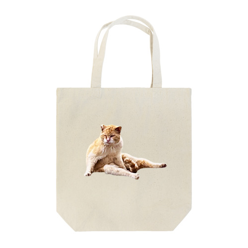 ヒットマンな顔の猫 Tote Bag