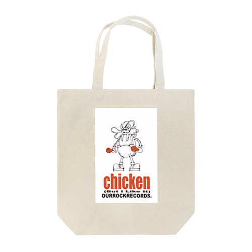 ourrockrecords@chicken Tote Bag