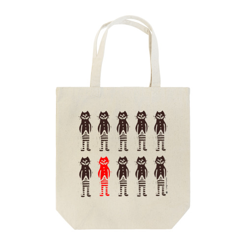 にやにやネコ　ソーシャルディスタンス Tote Bag