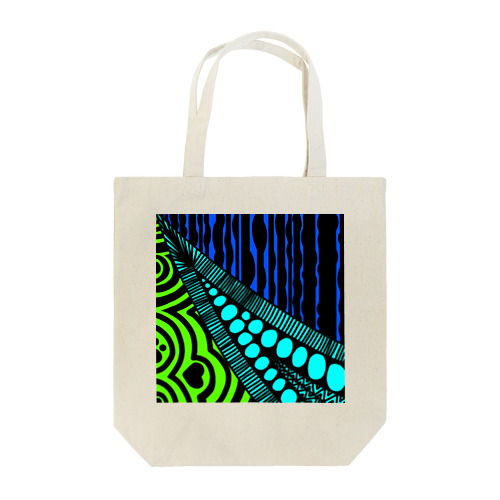 1号　黄緑・水色・青 Tote Bag