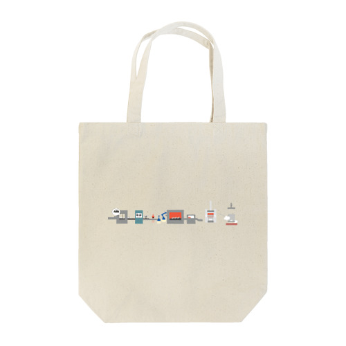 弊社の継目板製造ライン Tote Bag