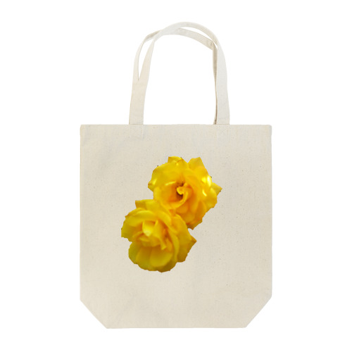 黄色い薔薇の花 トートバッグ