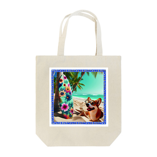 犬×サーフボード Tote Bag