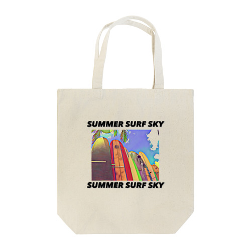 SUMMER SURF SKY トートバッグ