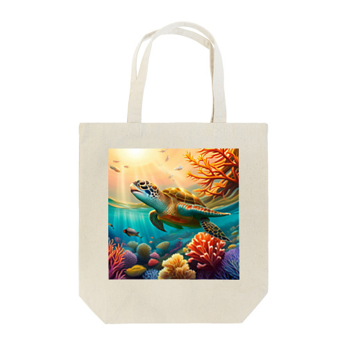 ウミガメ Tote Bag