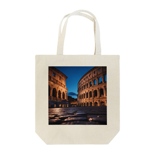 夕闇に染まるコロッセオの風景 Tote Bag